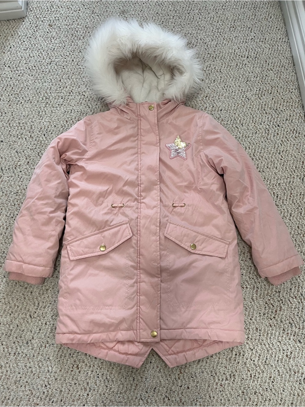 George Light Pink Winter Jacket